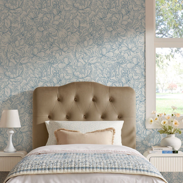 Annabel Diamond Tufted Performance Velvet Headboard - Twin, Taupe