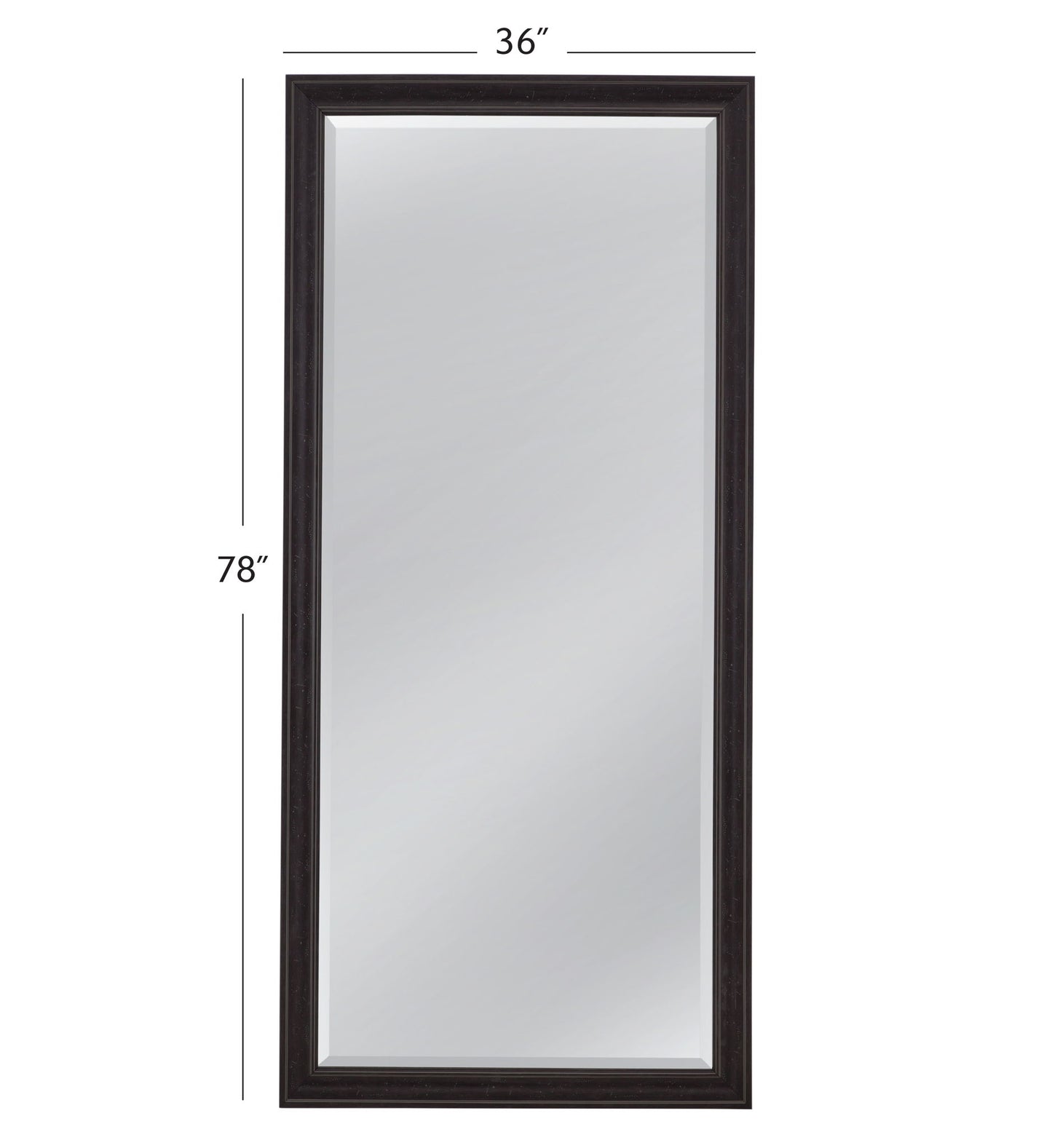 Mattern - Floor Mirror - Black