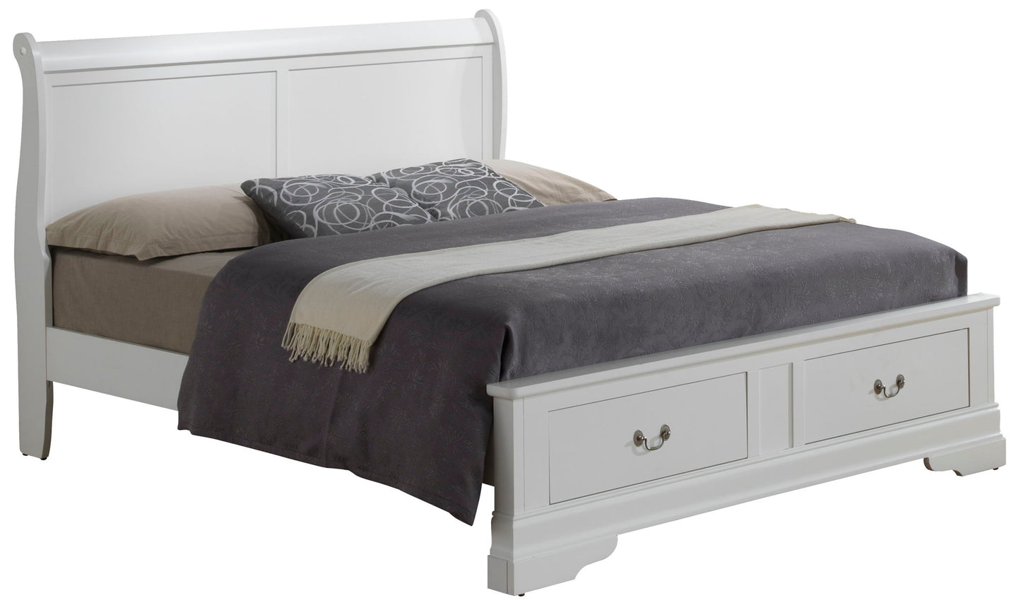 Glory Furniture - Louis Phillipe - Storage Bed