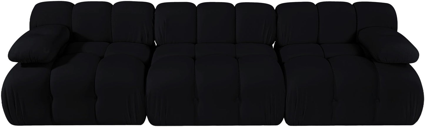 Orin - Velvet 3 Piece Modular Sofa