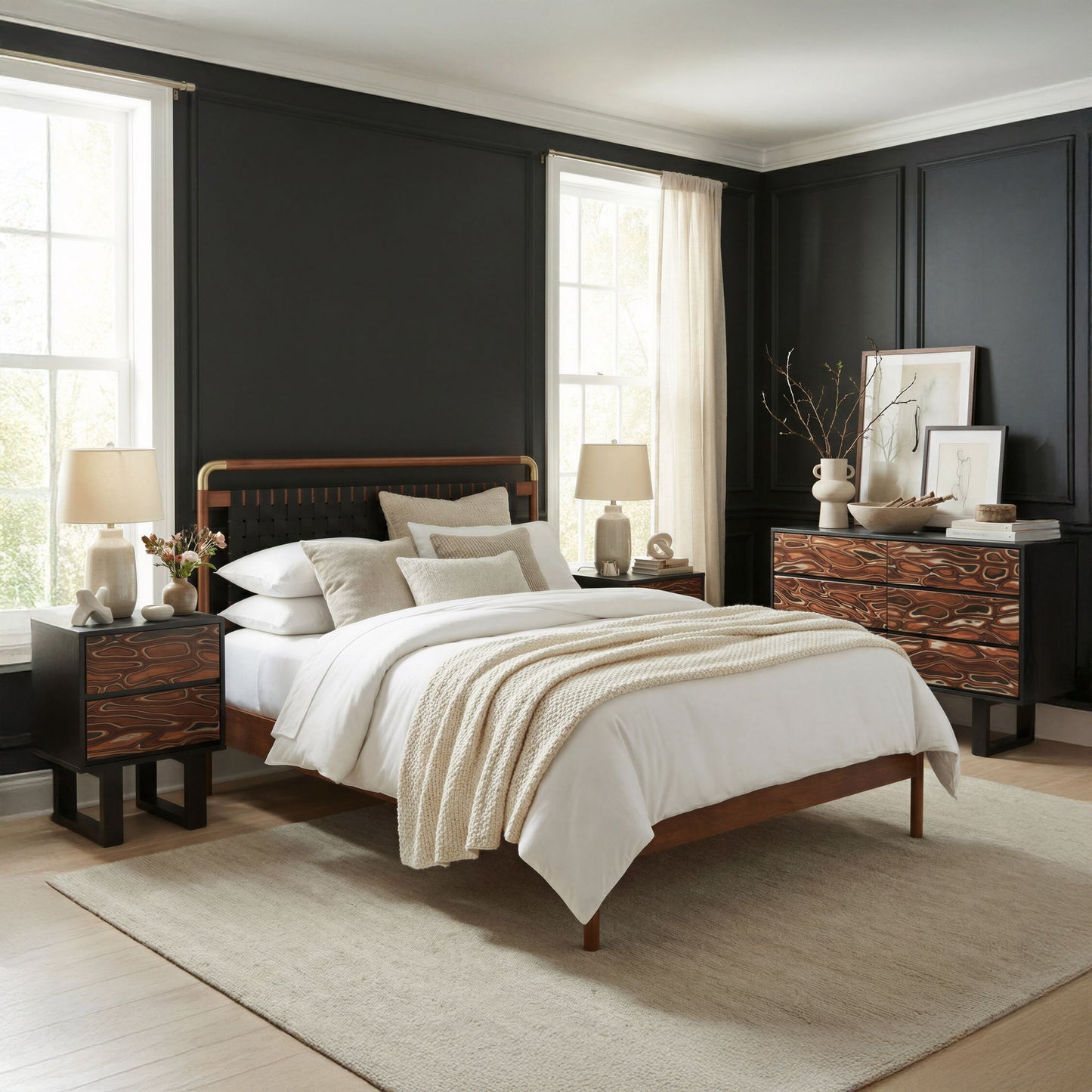 Aremi - Dresser - Brown / Black