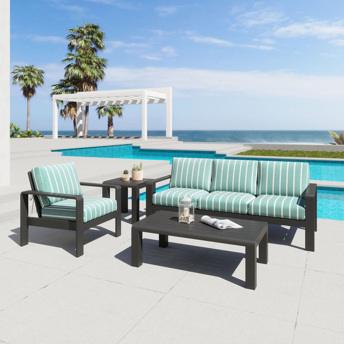 Rolig - Outdoor Armchair - Green
