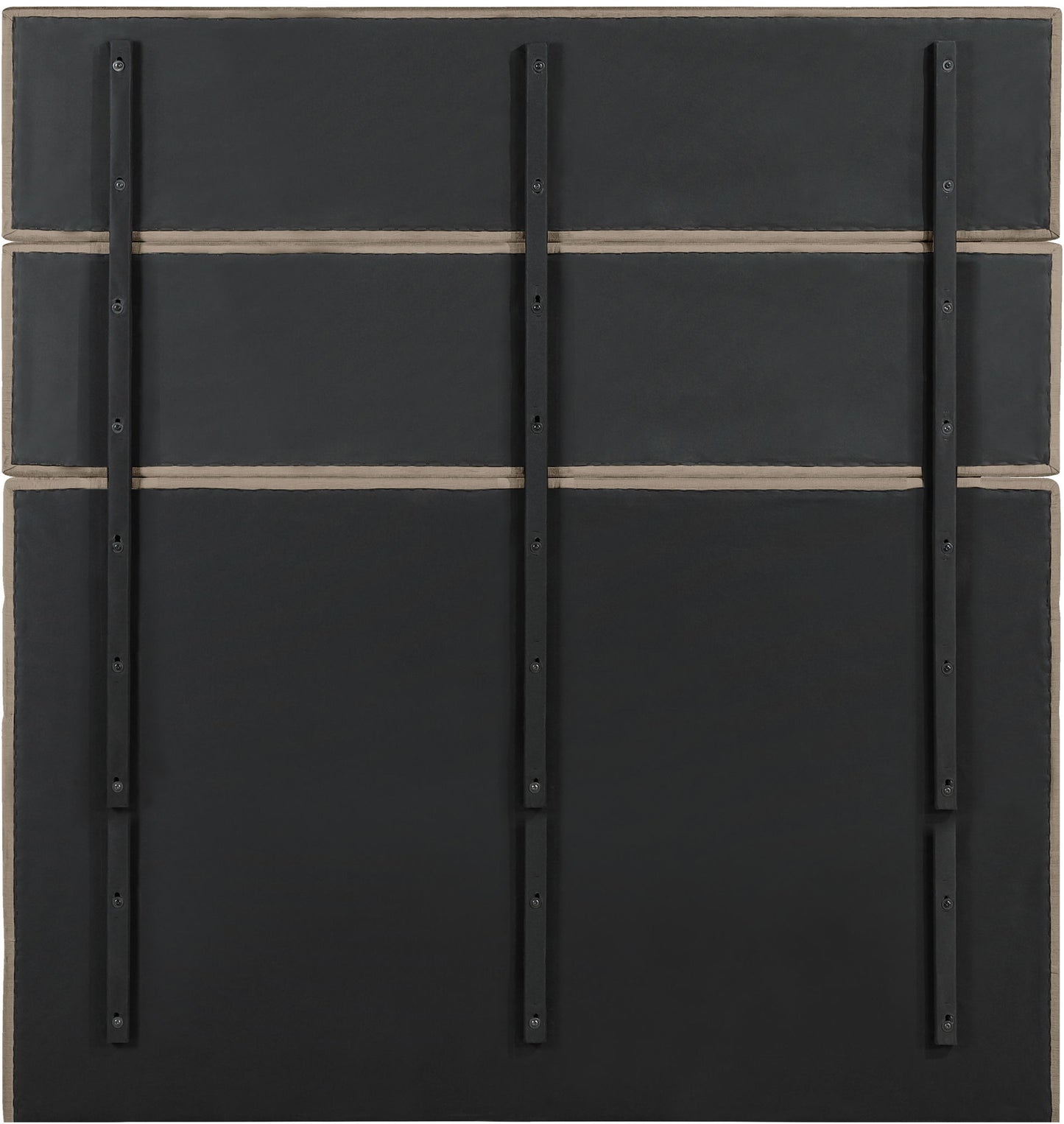Adam - Chenille Fabric Bed With 89" Headboard