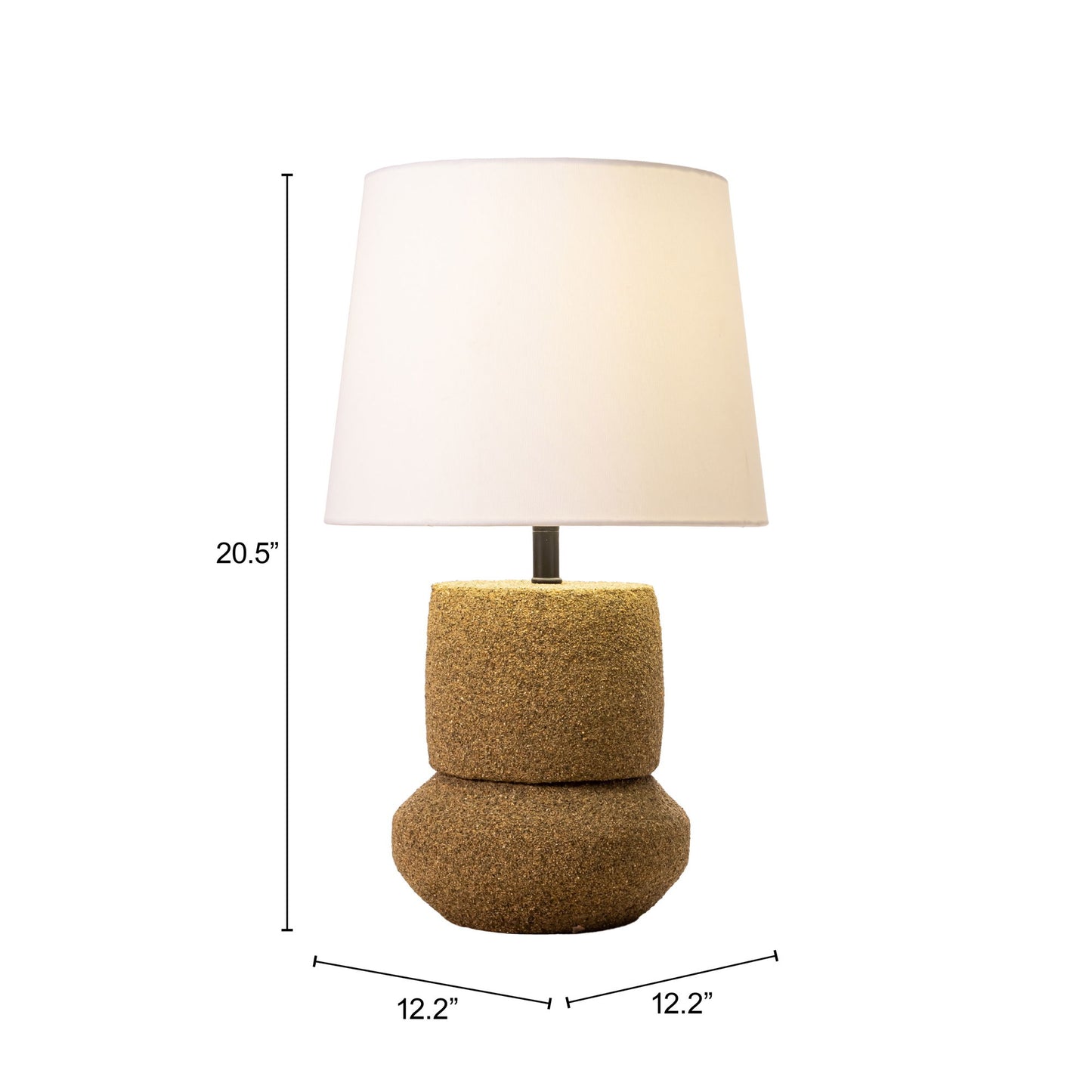 Seina - Solar Table Lamp - Natural / White