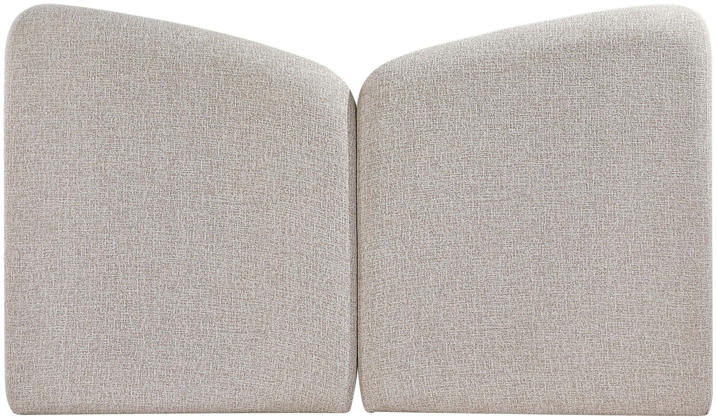 Elowen - Chenille Fabric Upholstered Bed