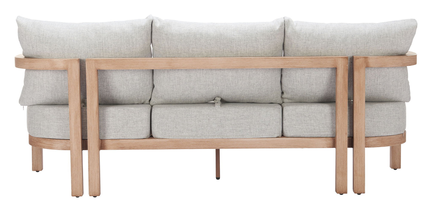 Leto - Outdoor Sofa - Gray