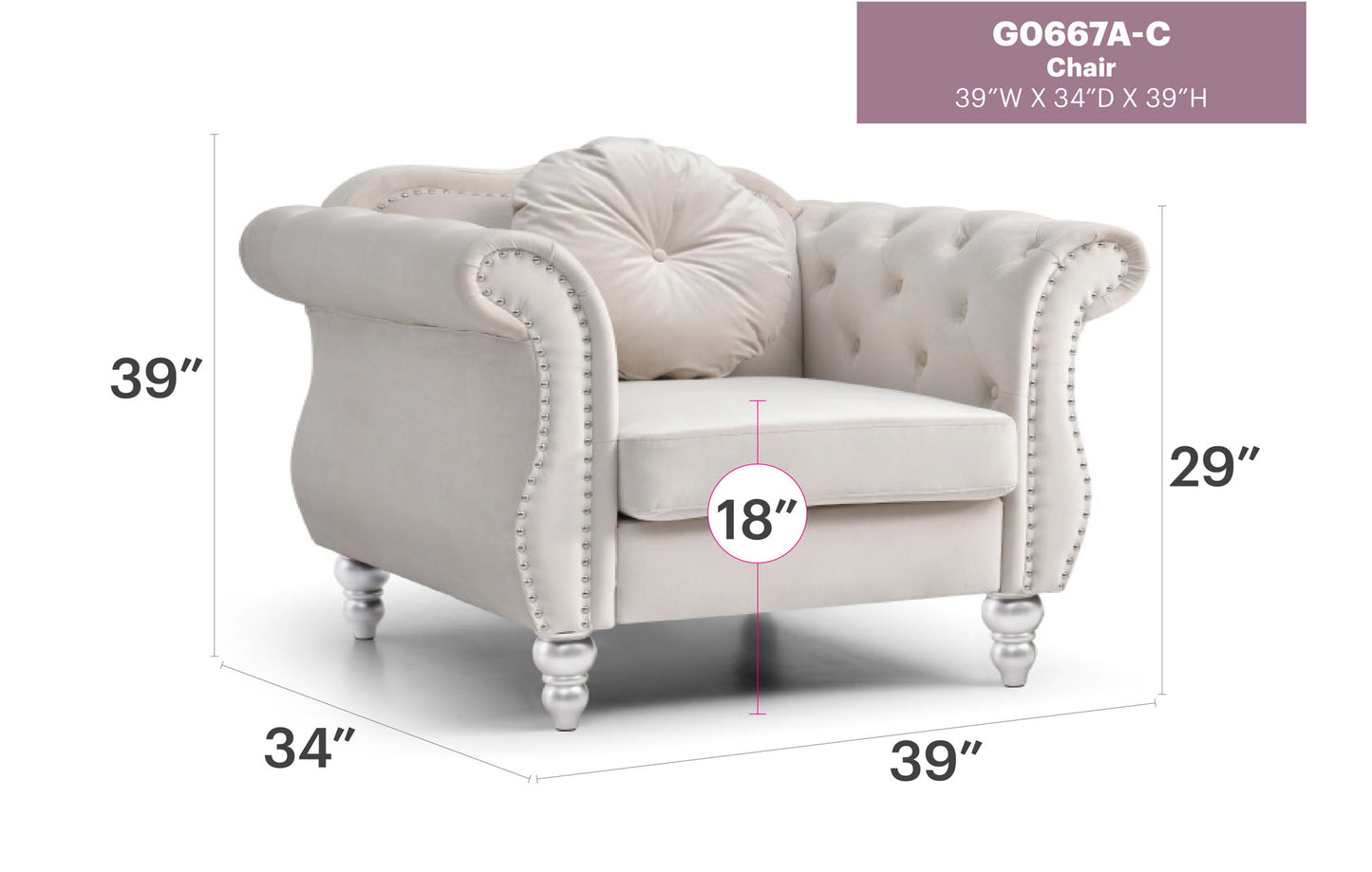 Glory Furniture - Hollywood - Chair