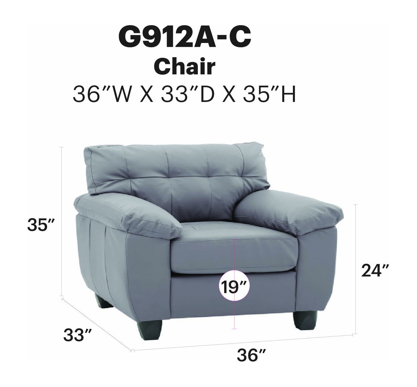 Glory Furniture - Gallant - Chair