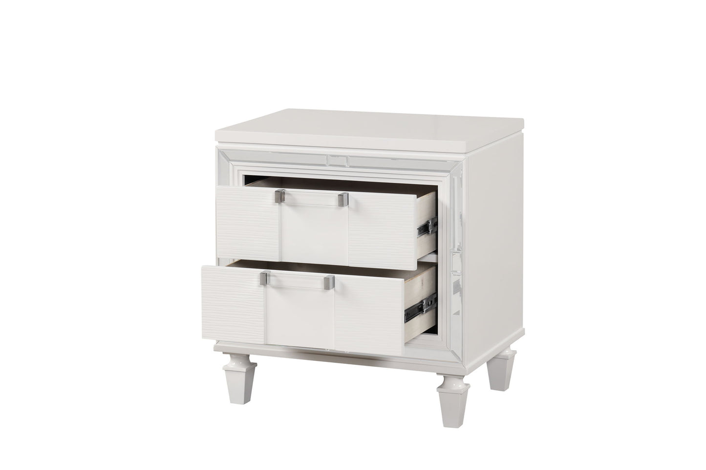 Genoa - Nightstand - Sparkling White