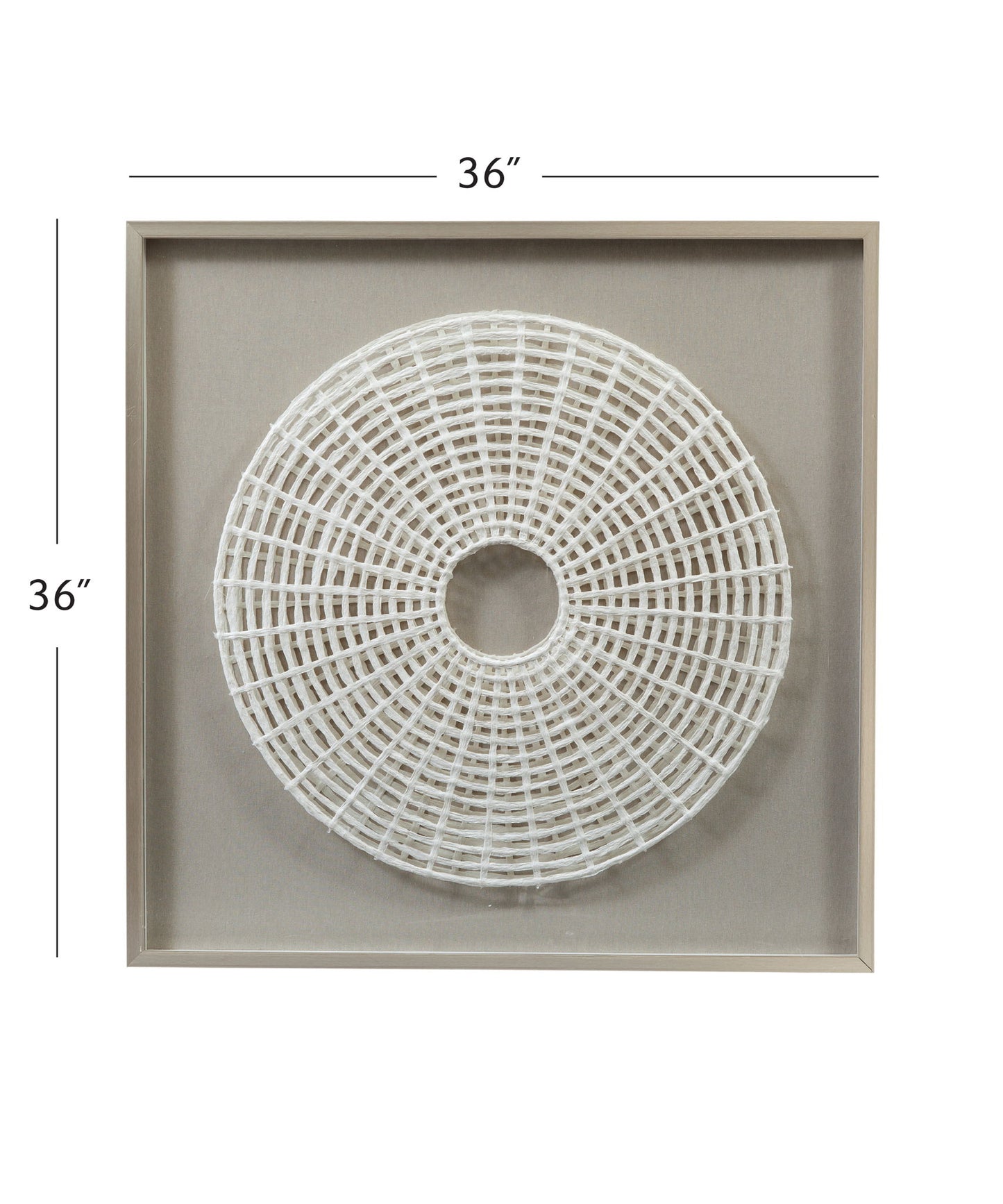 Palindrome Wall Hanging - Silver