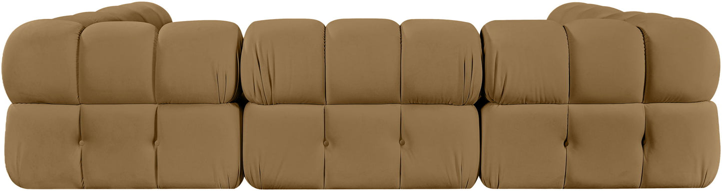 Orin - Velvet 6 Piece Modular Sectional