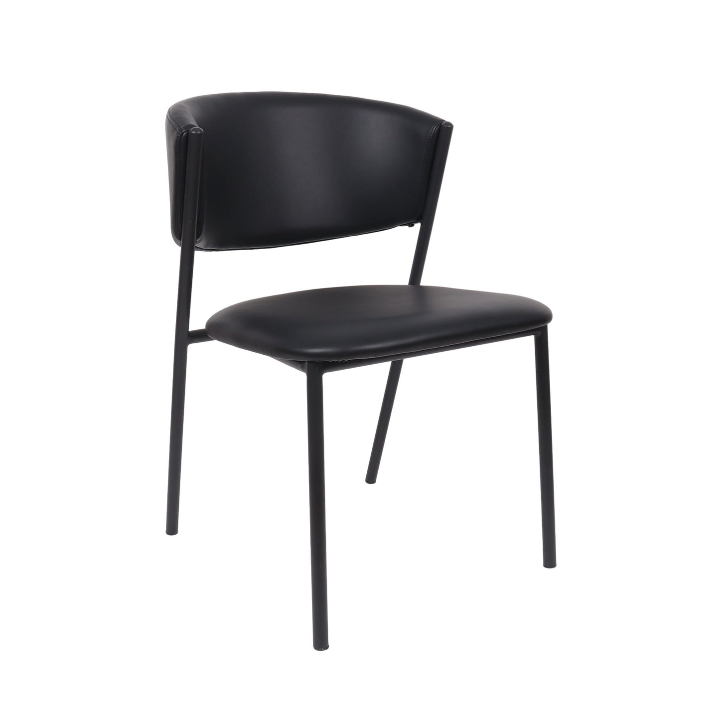 Manhattan Drift - Vegan Leather Metal Side Chair (Set of 4)