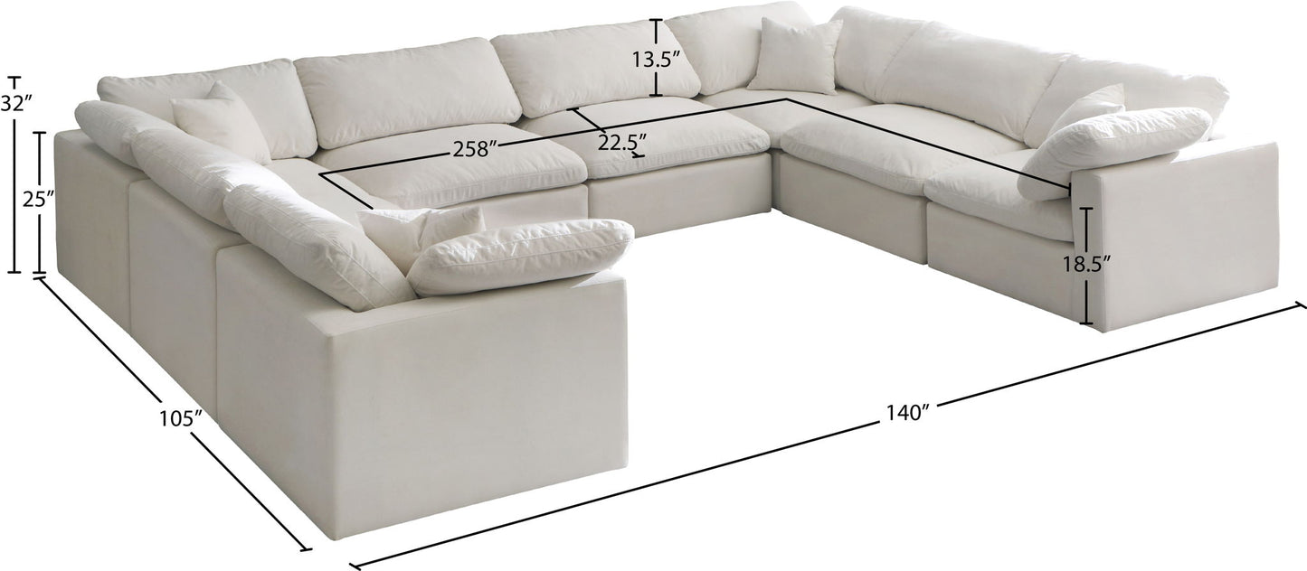 Plush - 8 Piece Modular Sectional