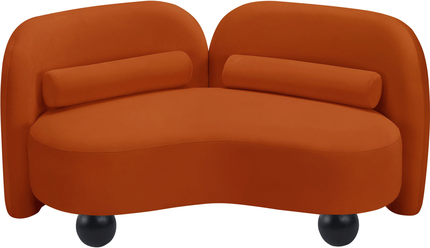 Daphne - Velvet Loveseat