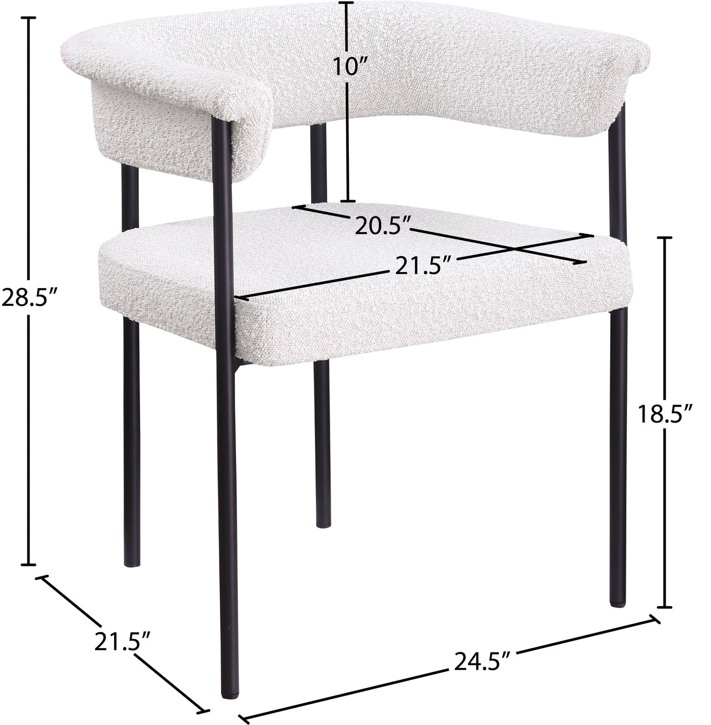 Malin - Boucle Dining Chair (Set of 2)