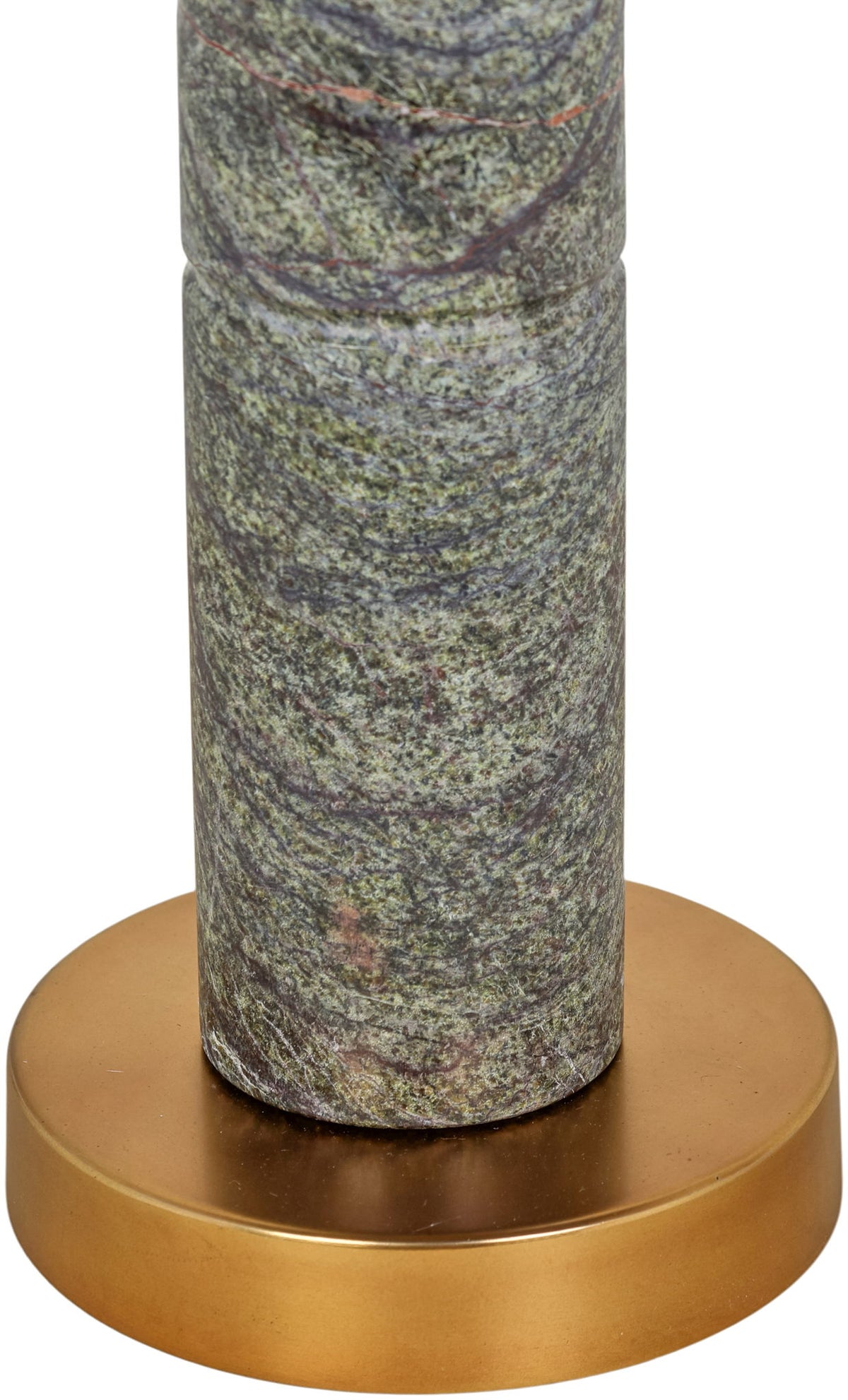 Opaline - Linen Textured Fabric And Brass Table Lamp
