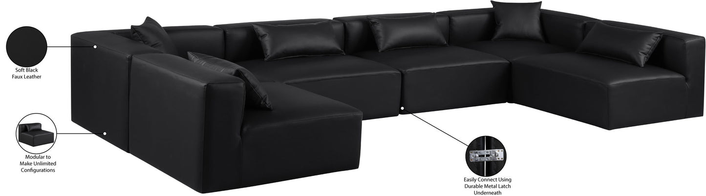 Cube - 6 Piece Modular Armless Sectional