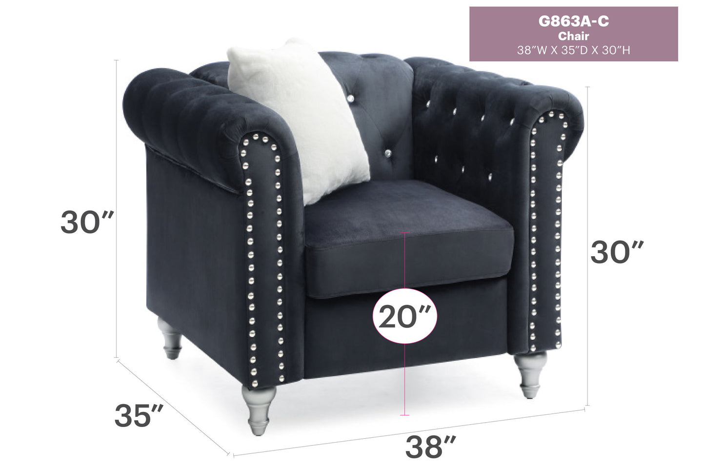 Glory Furniture - Raisa - Chair
