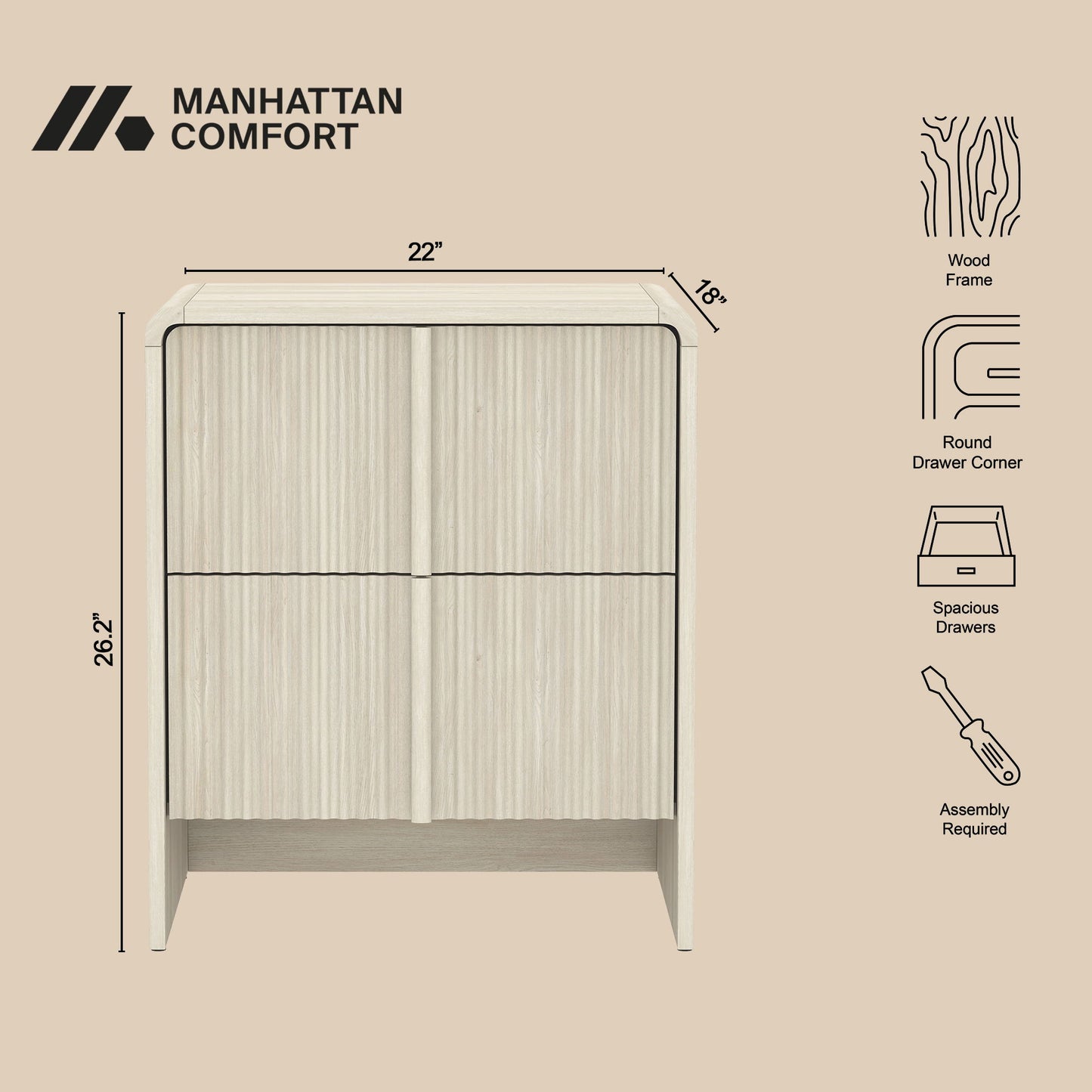 Manhattan Novara - Nightstand