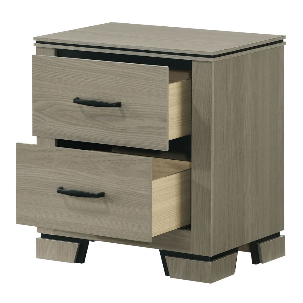 Joanna - Nightstand - Weathered Gray