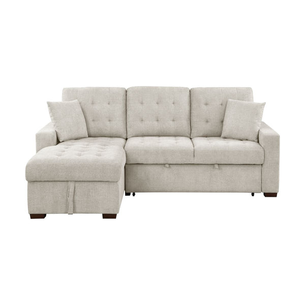 Waitsfield 2-Piece Sectional with Left Chaise, Pull-out Bed and Hidden Storage