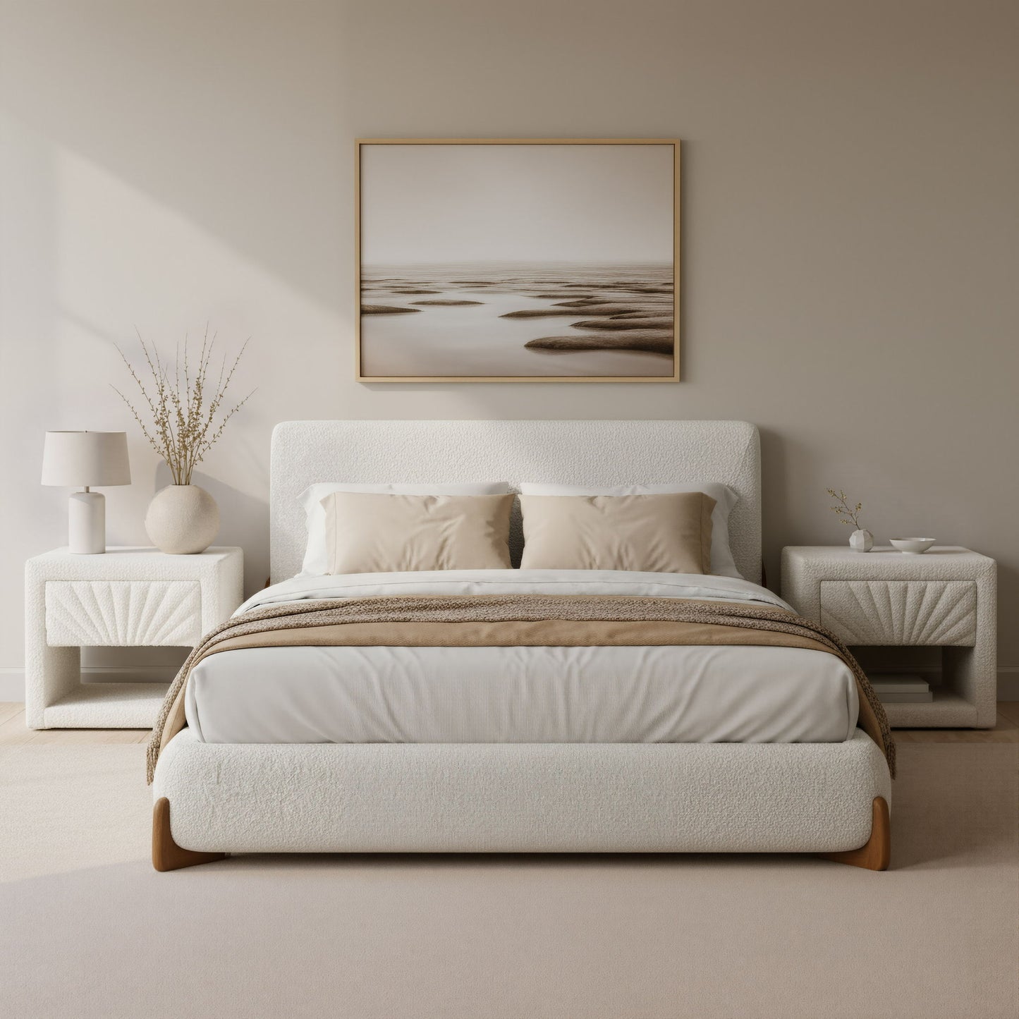 Baris - Nightstand - Ivory