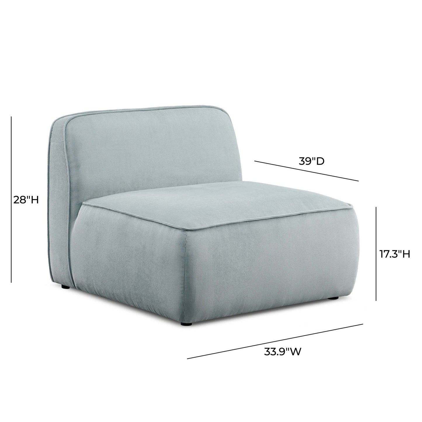 Travie - Armless Chair