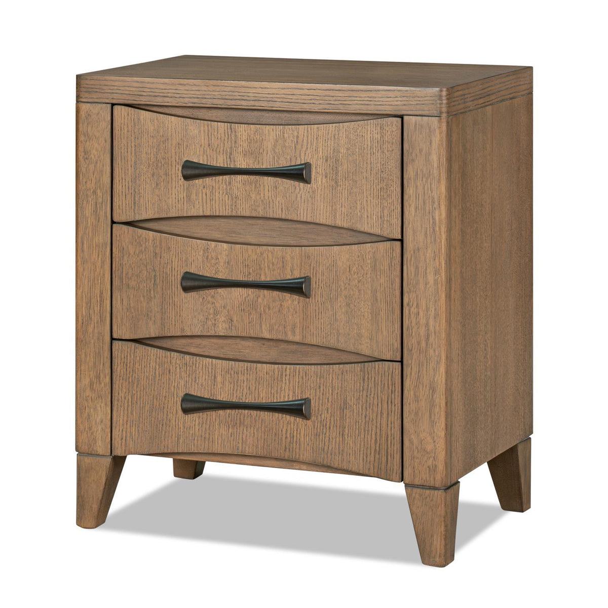 Horizons - Nightstand (3 Drawers) - Tweed