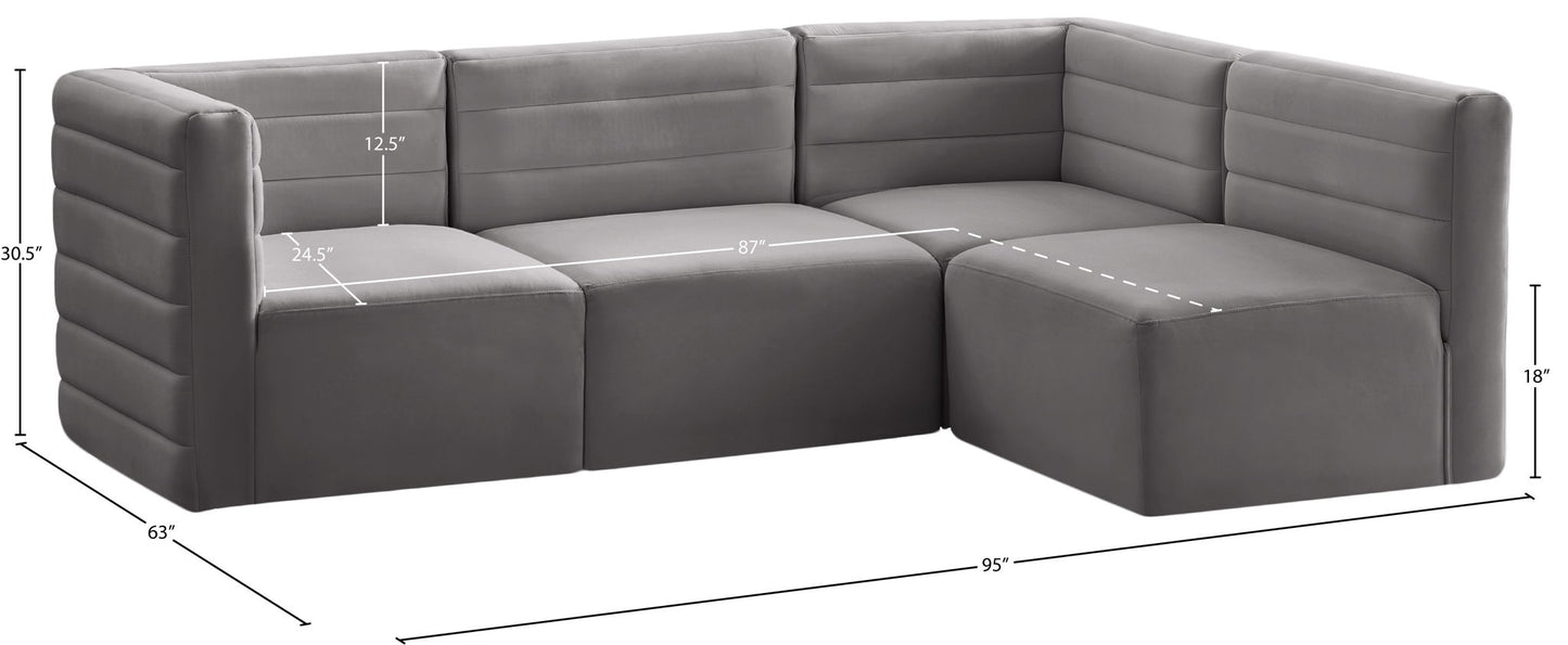 Quincy - 4 Piece Modular Sectional