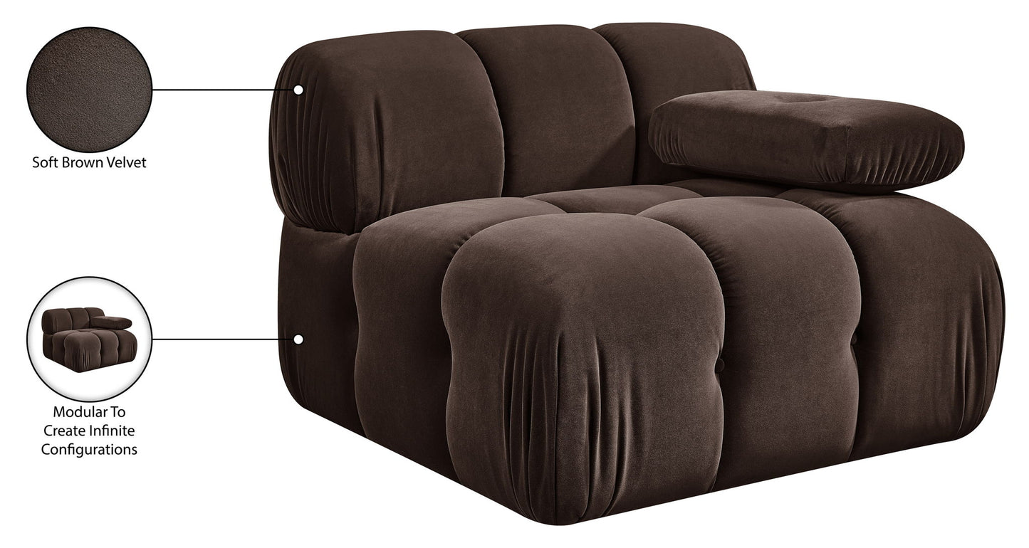 Orin - Velvet Performance Fabric Upholstered Modular Chair