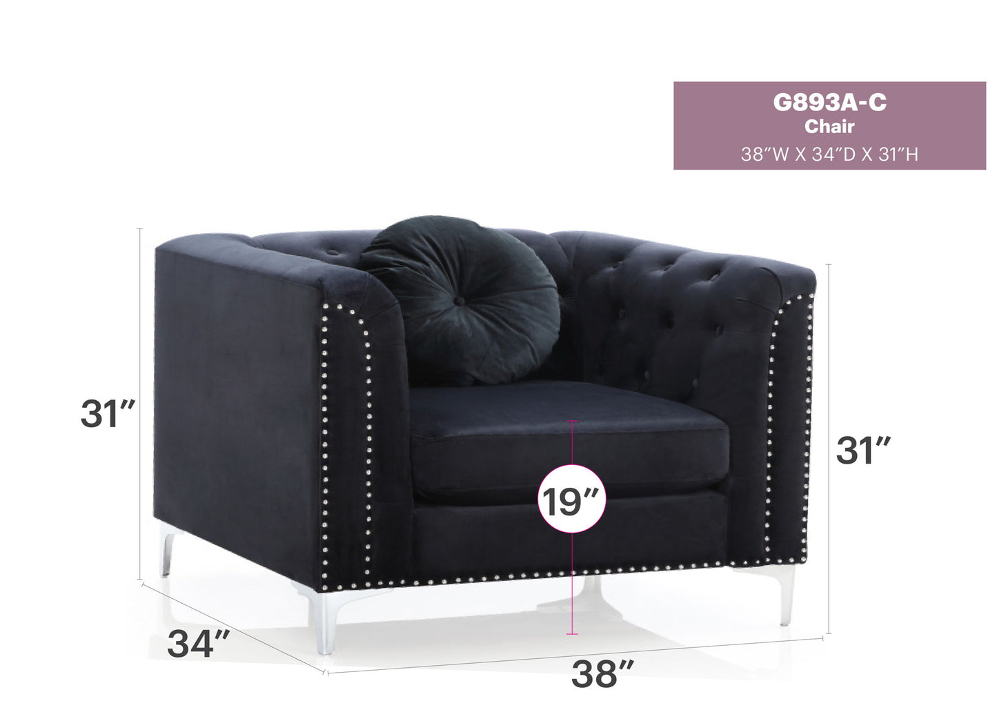 Glory Furniture - Pompano - Chair