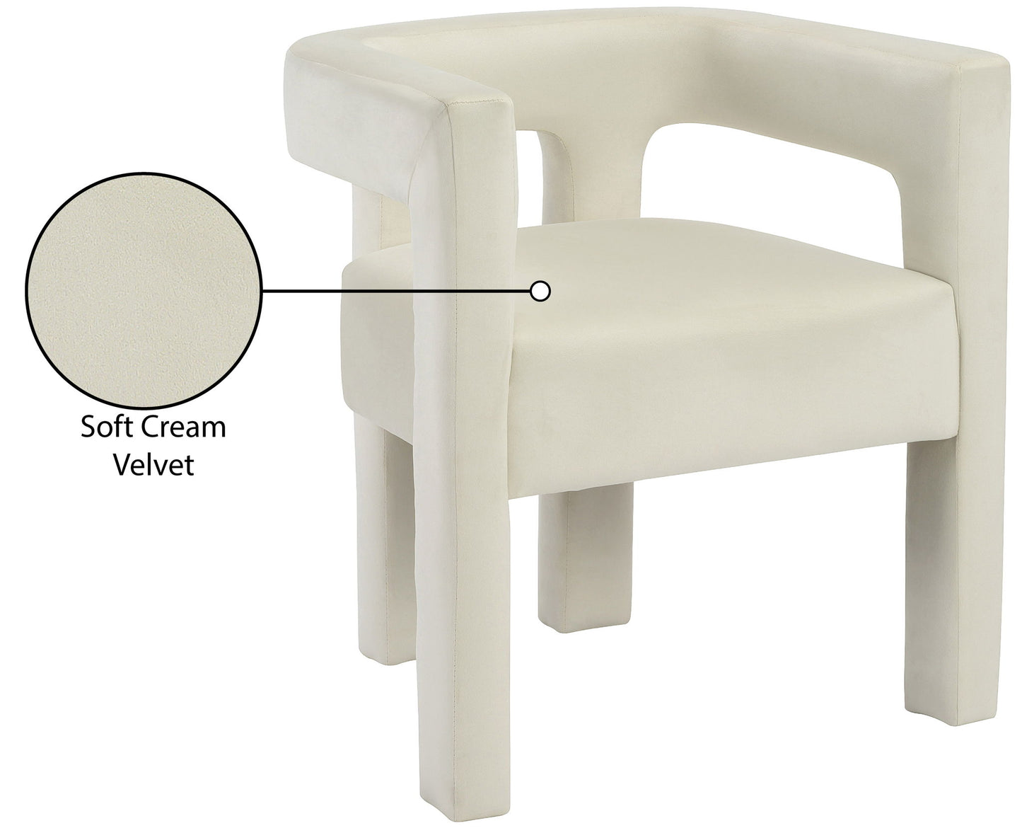 Athena - Velvet Dining Chair