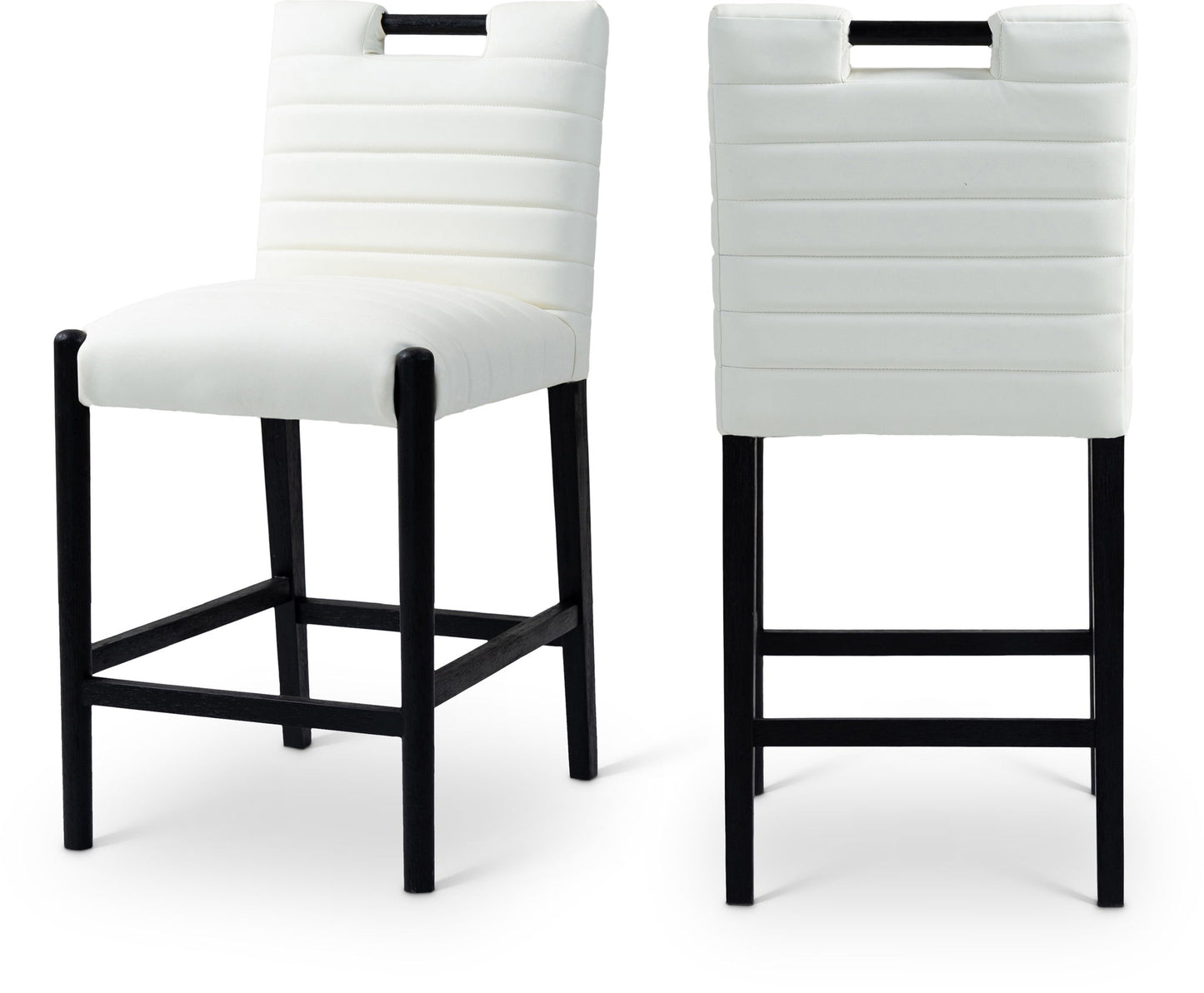 Aimee - Counter Stool - Black Legs