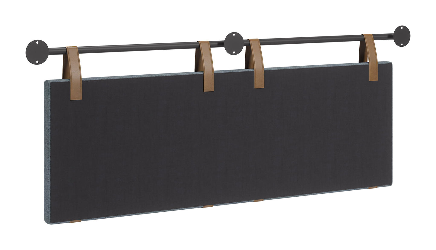Zeva - Floating Queen Headboard - Gray