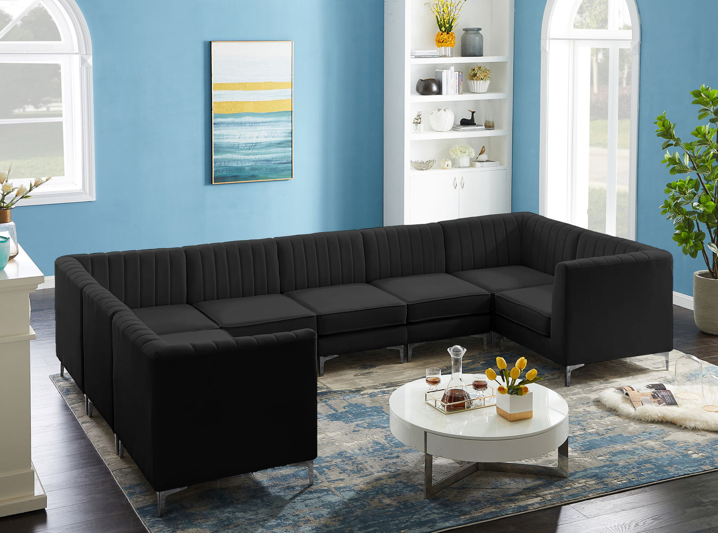Alina - 8 Piece Modular U-Shaped Sectional