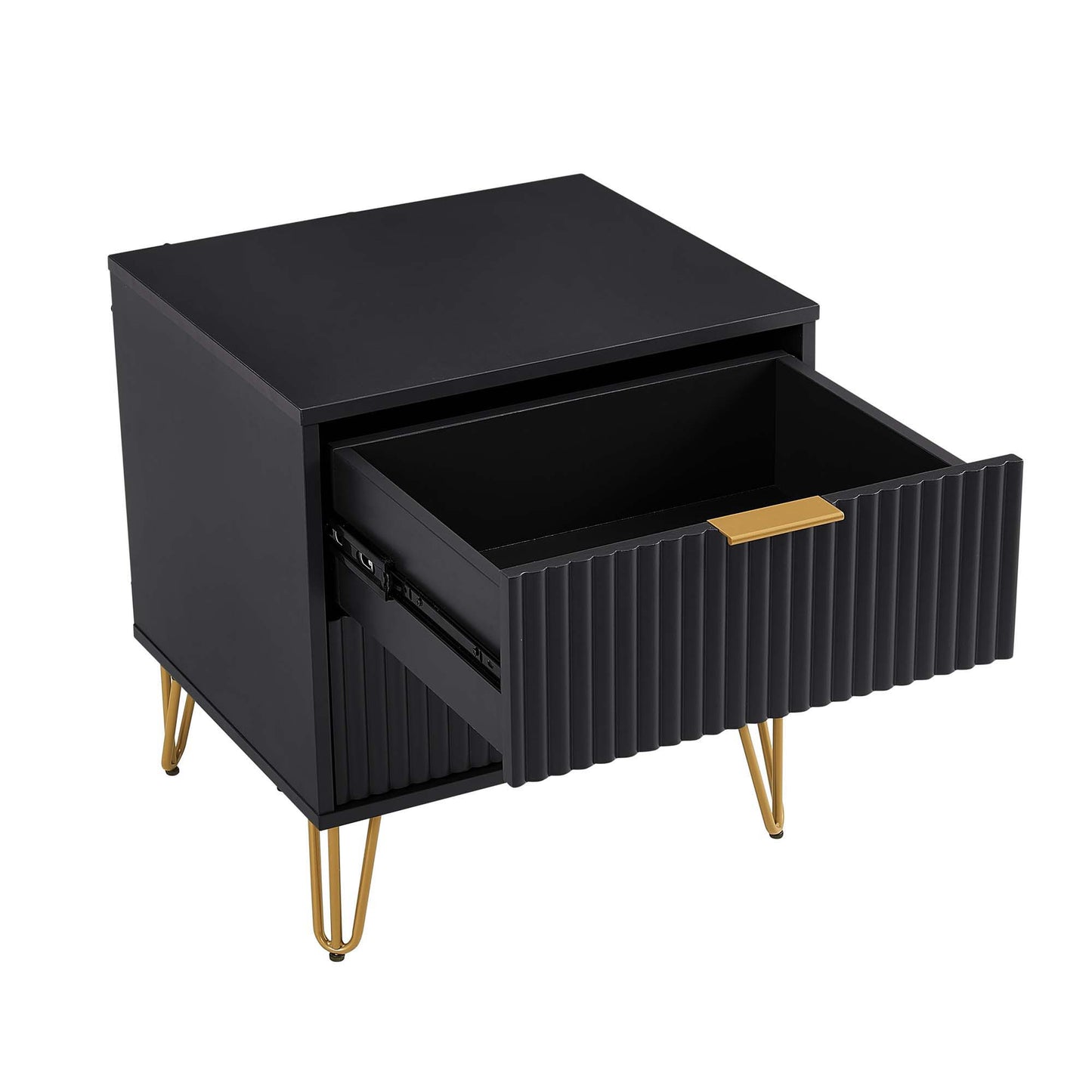 Manhattan Dumbo - Fluted 2-Drawer Nightstand