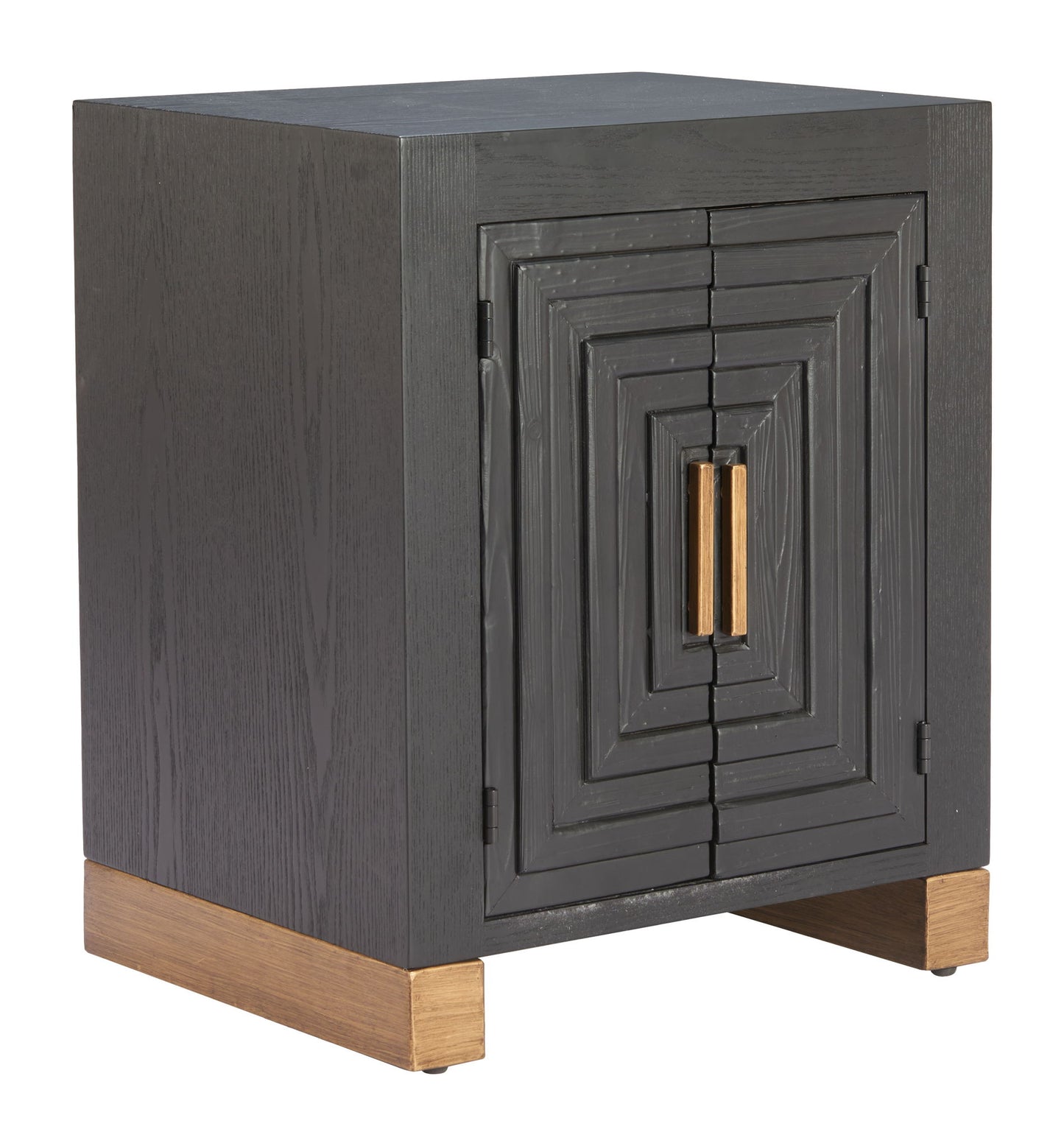 Trazo - Side Table - Black