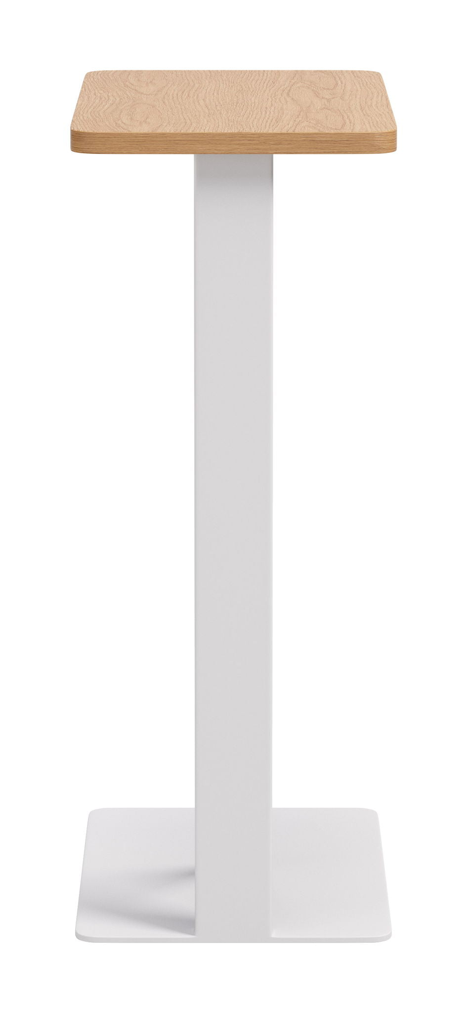 Pebble - Side Table - Light Brown / White