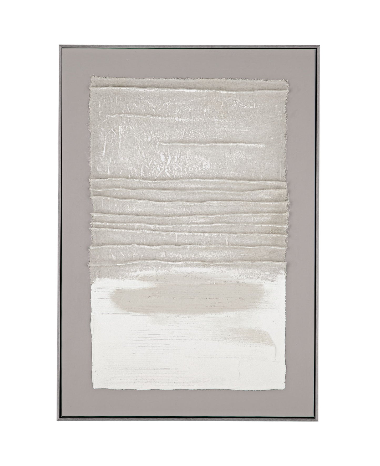 Zole II Framed Canvas - Gray