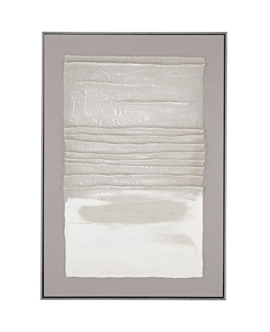 Zole II Framed Canvas - Gray