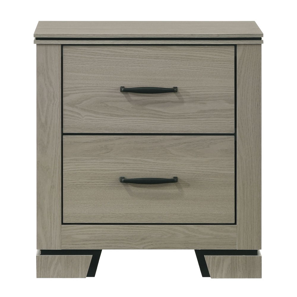 Joanna - Nightstand - Weathered Gray