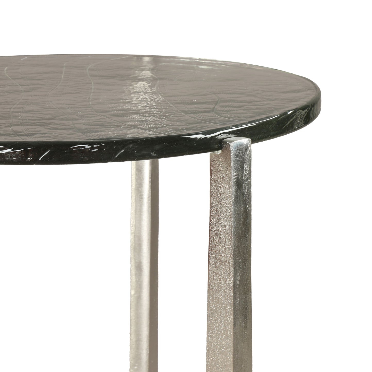 Olea - Side Table - Silver