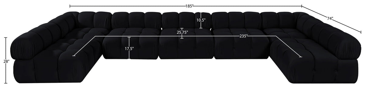 Orin - U-Shaped 7 Piece Modular Sectional