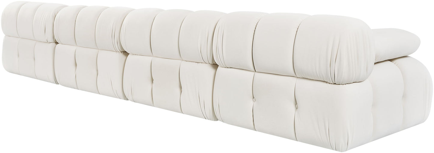 Orin - Velvet 4 Piece Modular Sofa