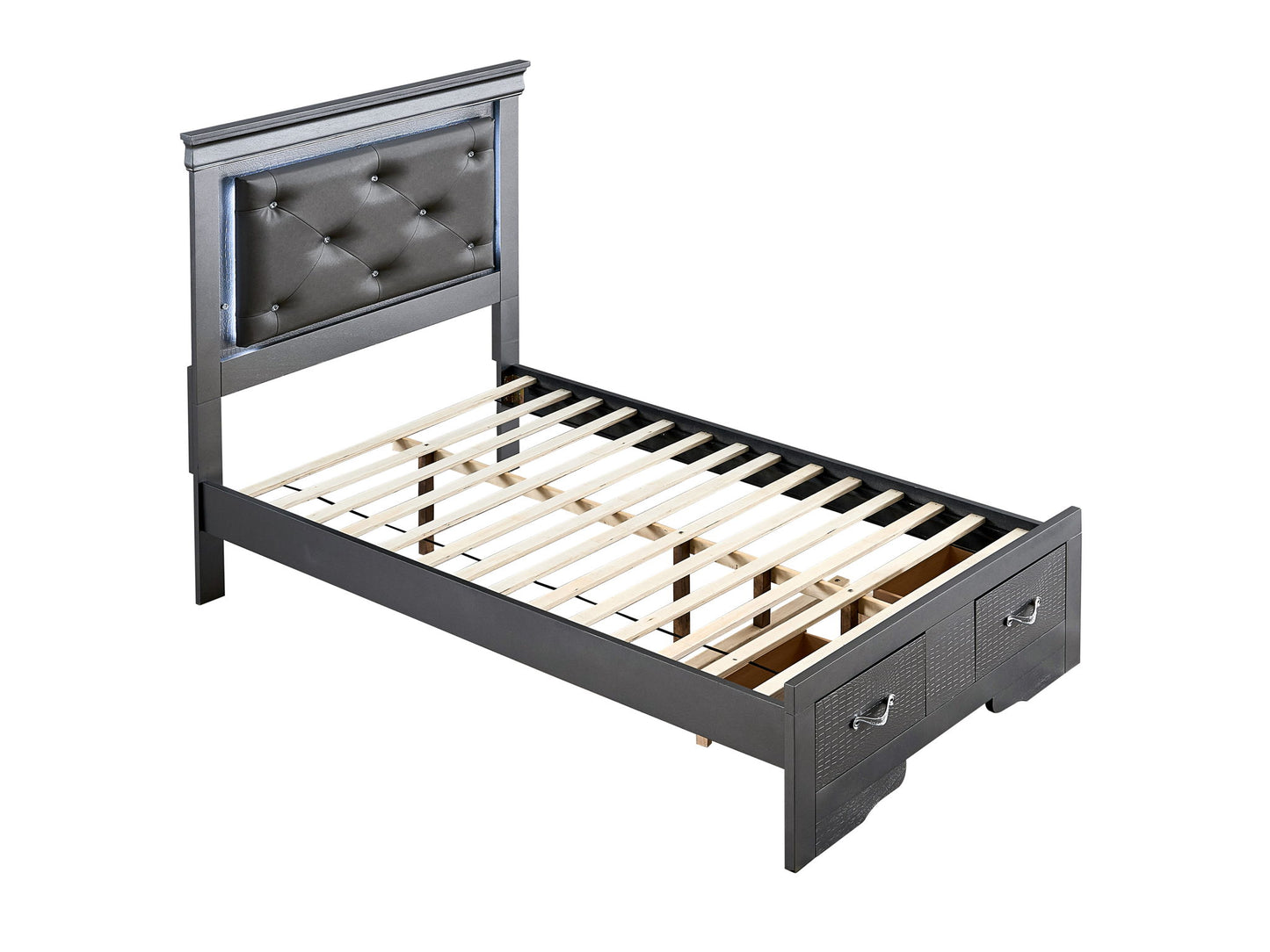 Glory Furniture - Lorana - Storage Bed With LED