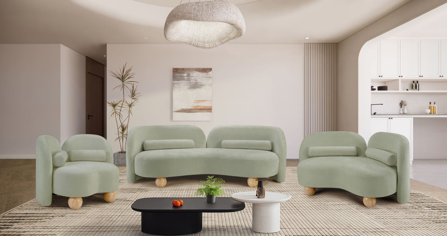 Daphne - Chenille Loveseat
