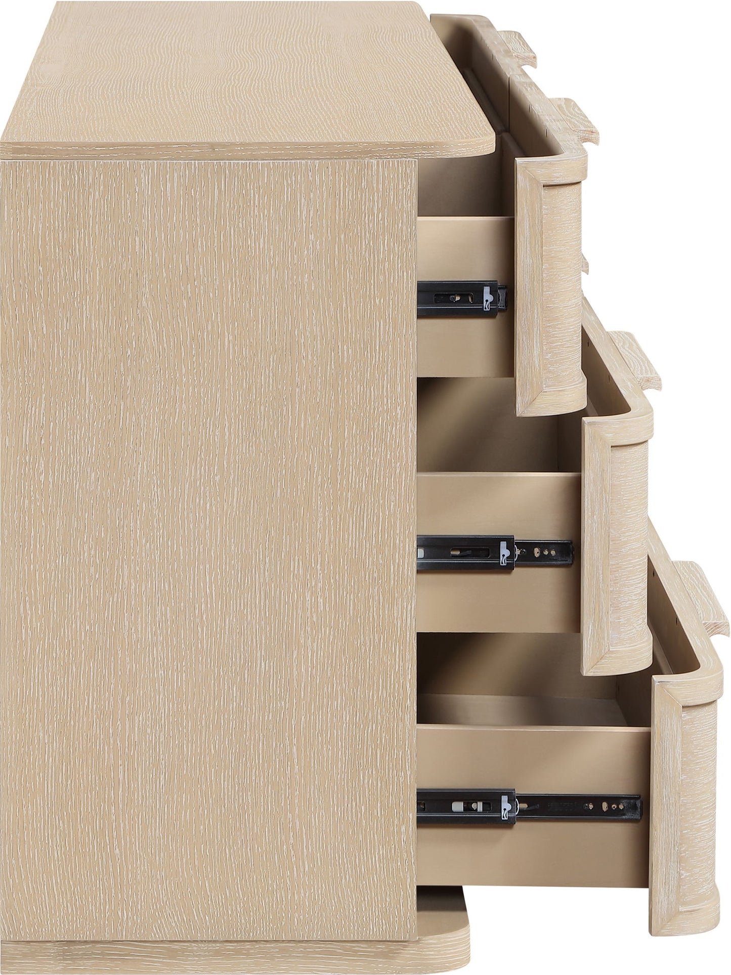 Tiberio - Oak Veneer And Solid Wood Dresser