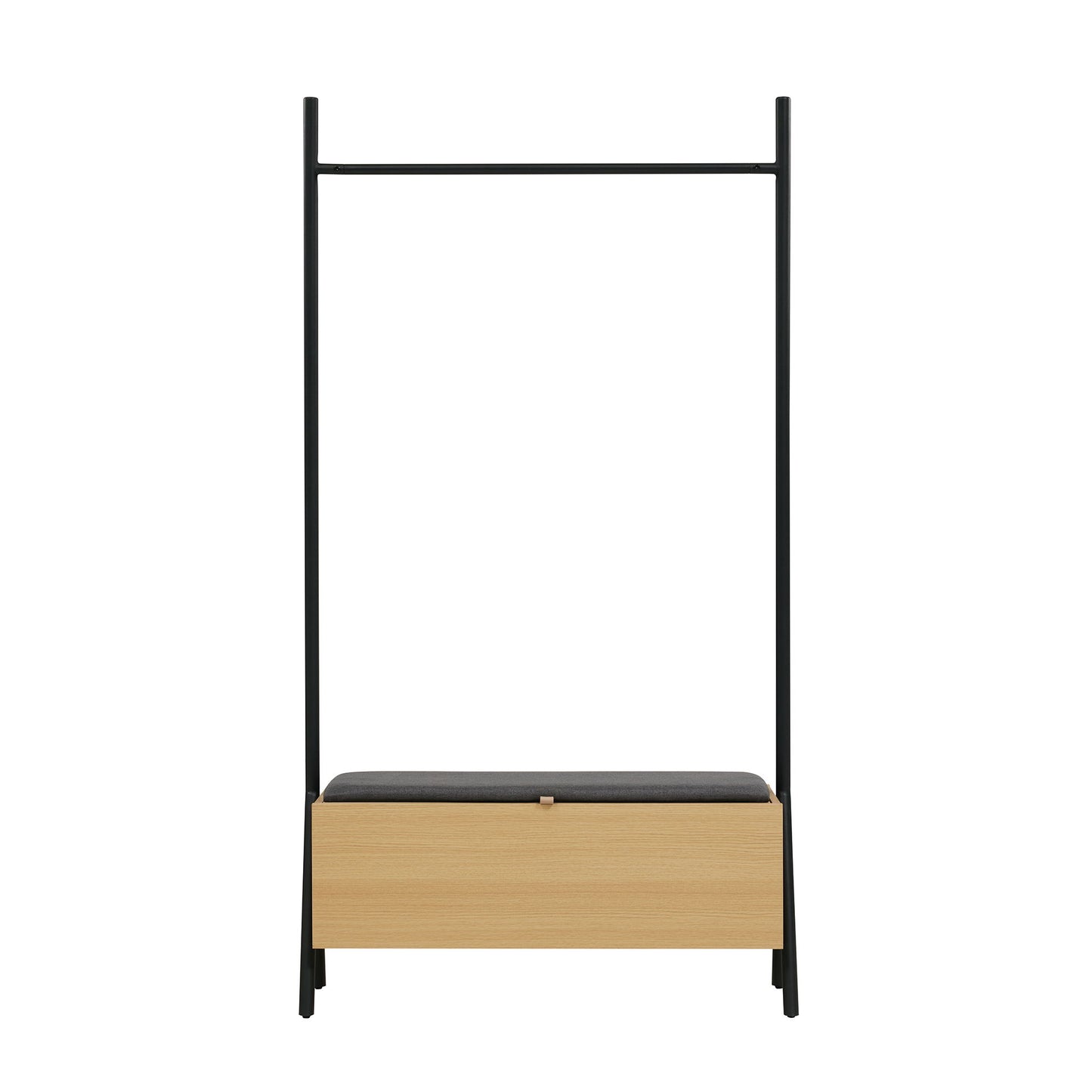 Paloma - Open Hanging Closet - Light Oak