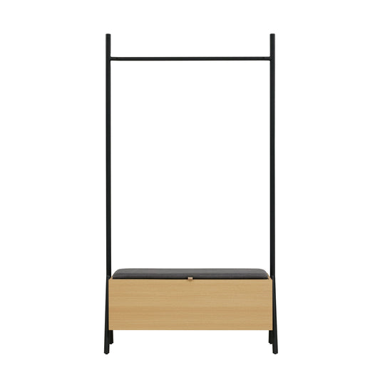 Paloma - Open Hanging Closet - Light Oak