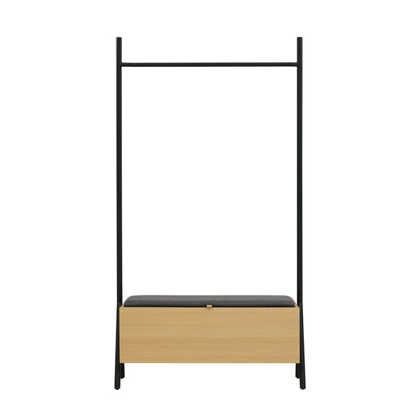 Paloma - Open Hanging Closet - Light Oak